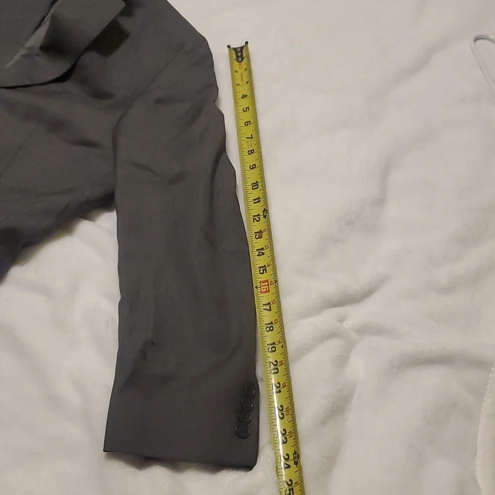 Calvin Klein Charcoal Blazer Suit Coat